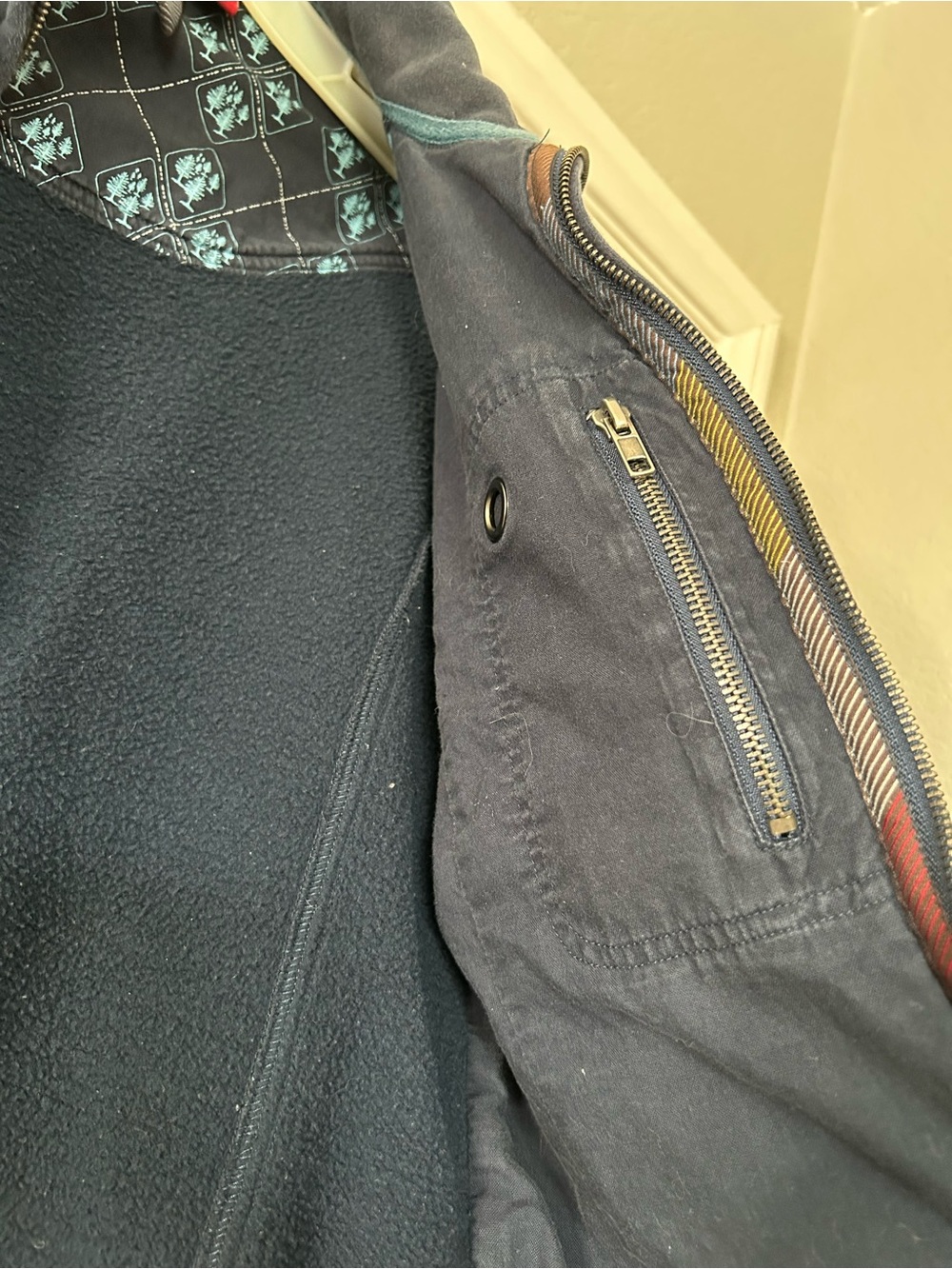 Topo Ranch Navy Zip-Up Jacket - Picture 5 of 10